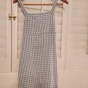 Blue Gingham Abercrombie Summer Dress